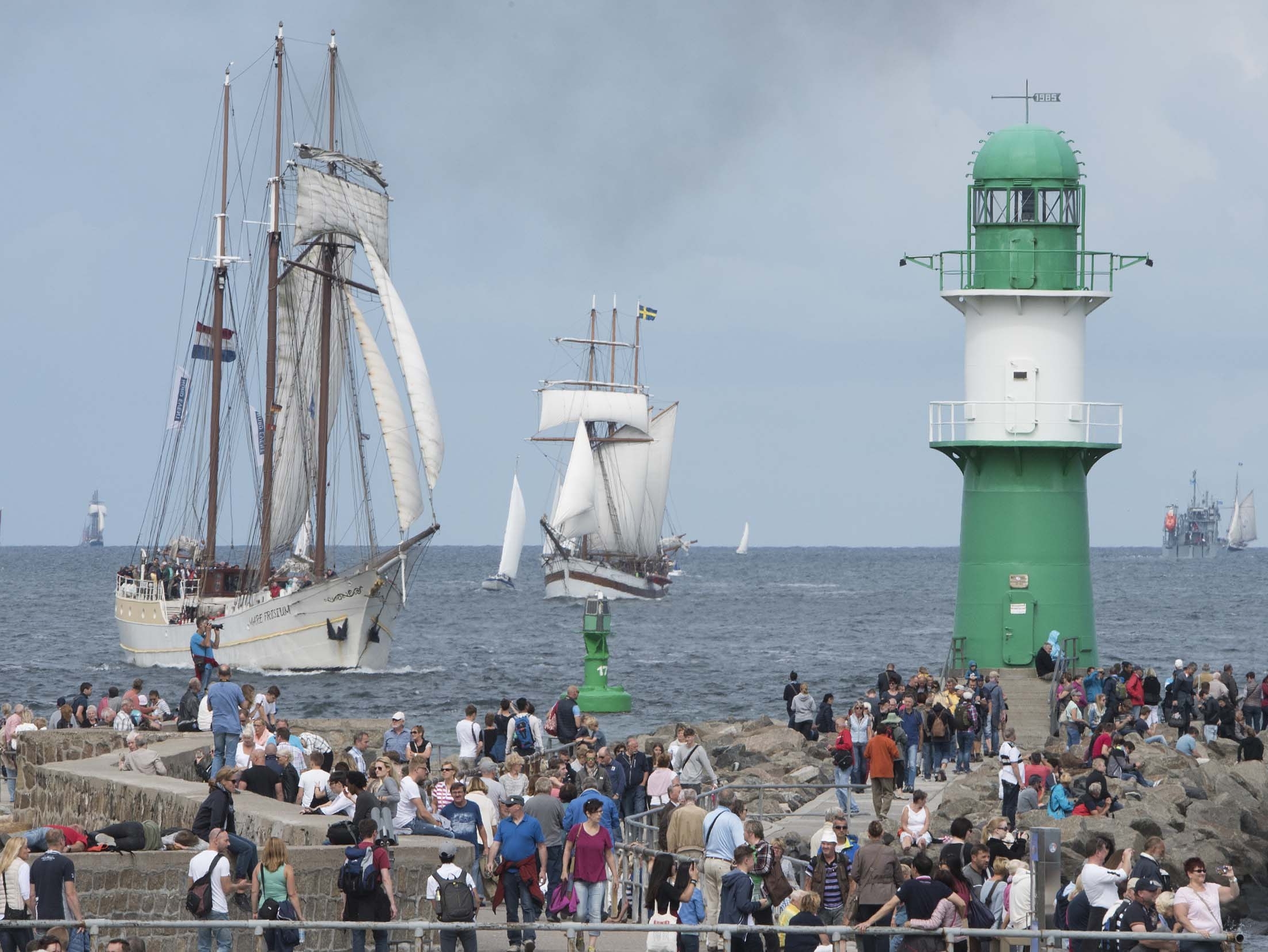 Großsegler hautnah erleben auf der 31 Hanse Sail Rostock | Foto: Lutz Zimmermann