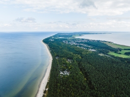 Insel Usedom mit Blick über Zinnowitz | Foto: TMV/Gross