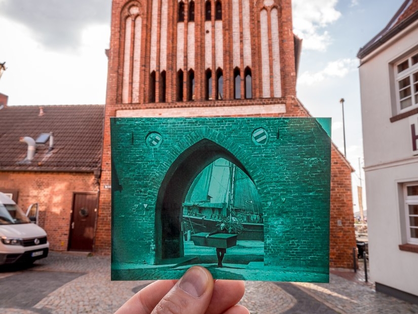 Nosferatu schreitet durch das Stadttor in der Hansestadt Wismar | Foto: Hansestadt Wismar