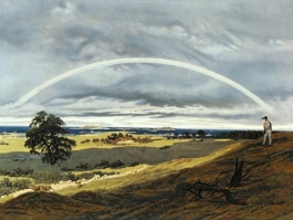  Bild Caspar David Friedrich – Landschaft mit Regenbogen | Foto: gemeinfrei